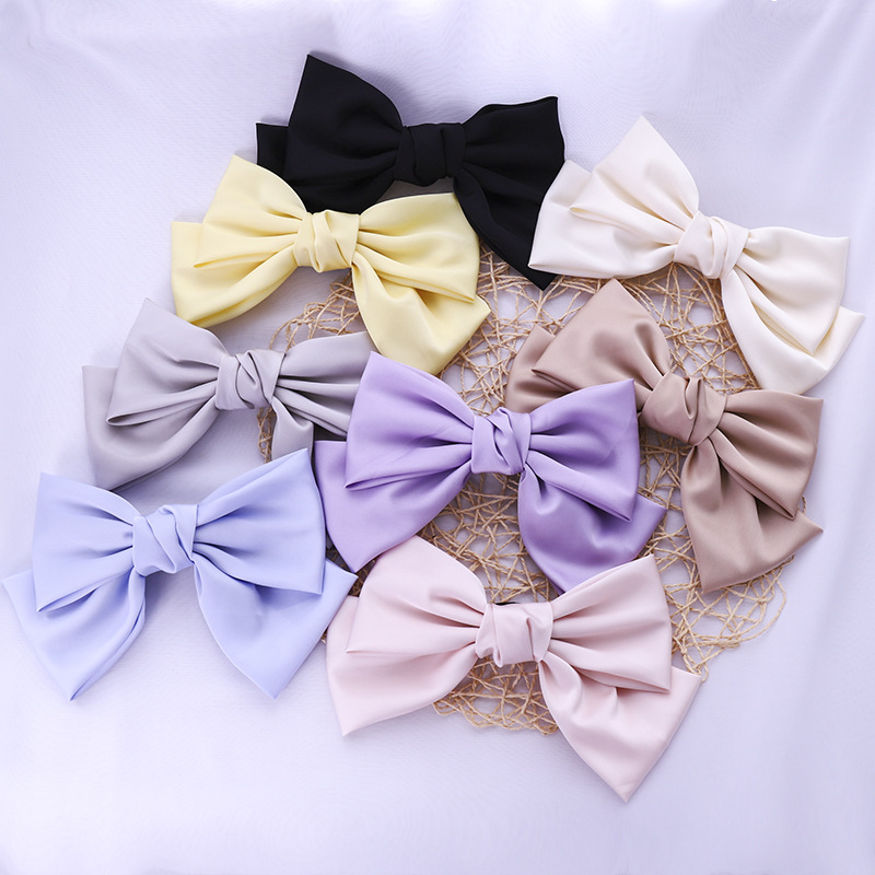 Elegant Simple Style Bow Knot Cloth Hair Clip 1 Piece display picture 5