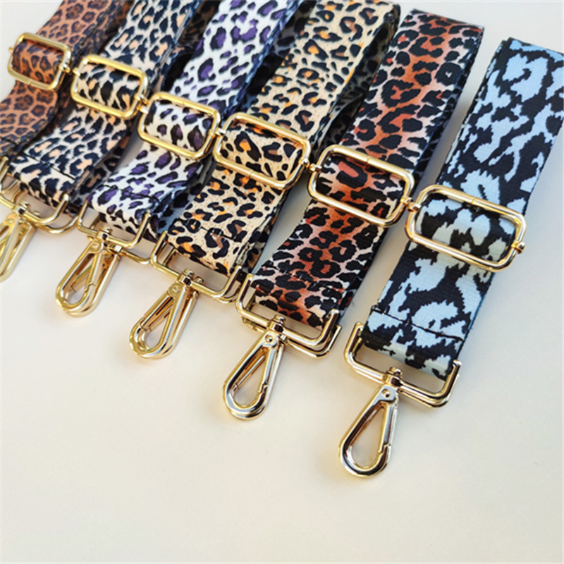 New Leopard Print Wide Shoulder Luggage Accessories Strap display picture 2