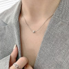 South Korean goods, necklace, retro chain, silver 925 sample