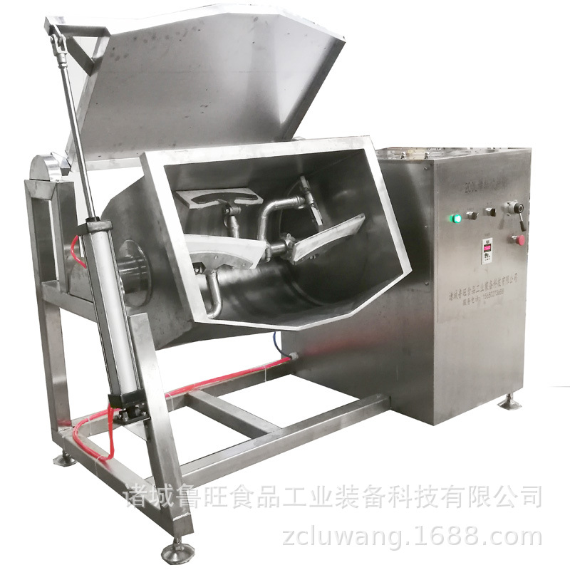 横轴卧式搅拌炒锅 酱料横轴卧式搅拌炒锅 豆沙馅横轴卧式搅拌炒锅