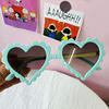 Children's fashionable cute sunglasses heart shaped, flowered