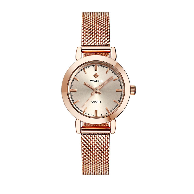 WWOOR amor de moda damas relojes de pulsera de cuarzo nocturna puntero de tendencia damas relojes de estudiantes personales 8823