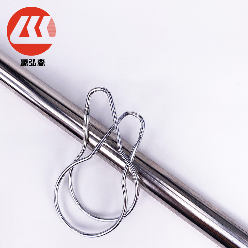 佛山厂家批发2.3mm加粗型葫芦扣金属灯泡毛巾窗帘浴帘挂钩