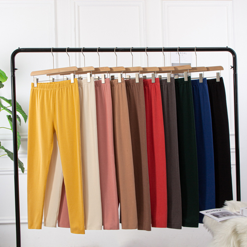 Women's Double-sided Velvet Warm Pants Women's Sanding Constant Temperature fleece-lined Thickened Sanding Three Seconds Extremely Hot Thermal Underwear and Pants