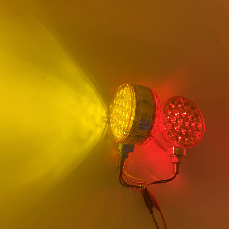 48led coche camión bomba remolque impermeable durable anti-Smashing camión lámpara ronda lado luz intermitente Luz