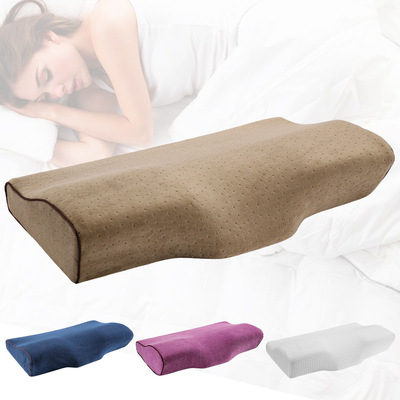 慢回弹记忆棉枕头 蝶形枕 太空记忆枕头 记忆枕 亚马逊跨境新爆款|ms