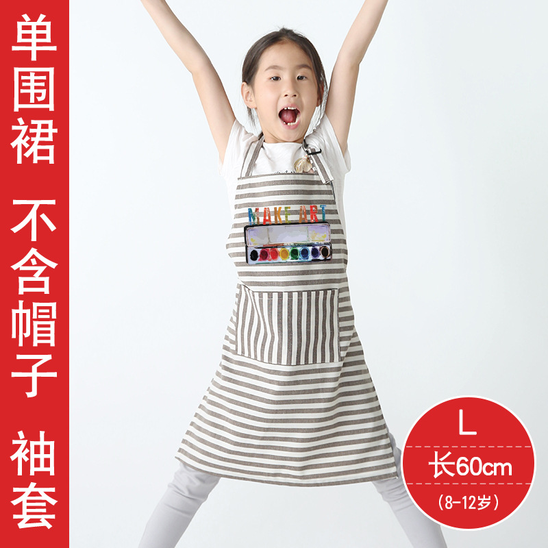 Pintura DE ARTE delantal para niños ropa de pintura Cocina Para el hogar pintura de jardín de infantes para niñas antiincrustante manga para niños