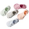 Soings Ms. Summer thin shallow mouth non -slip silicone does not fall off with high heels stealth socks pure color cotton socks