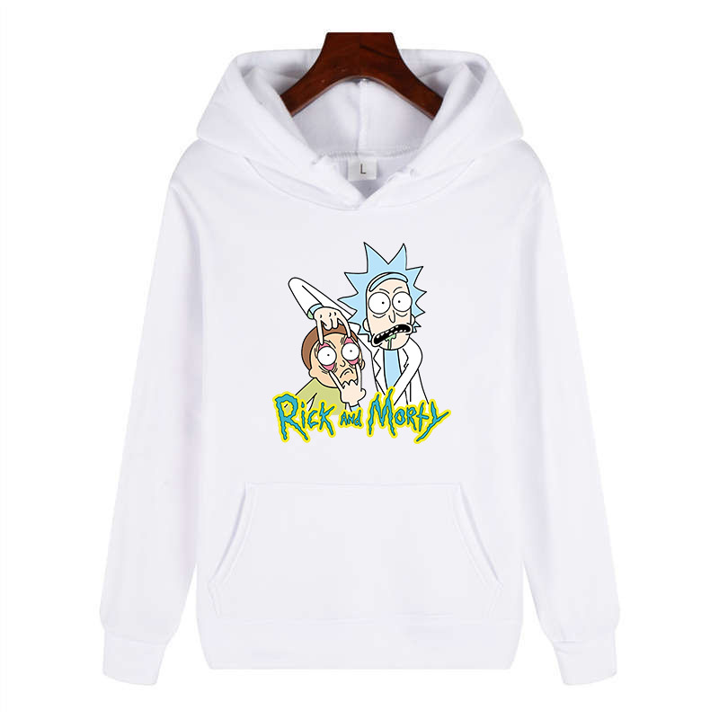 New men's hoodie rick and morty printing...