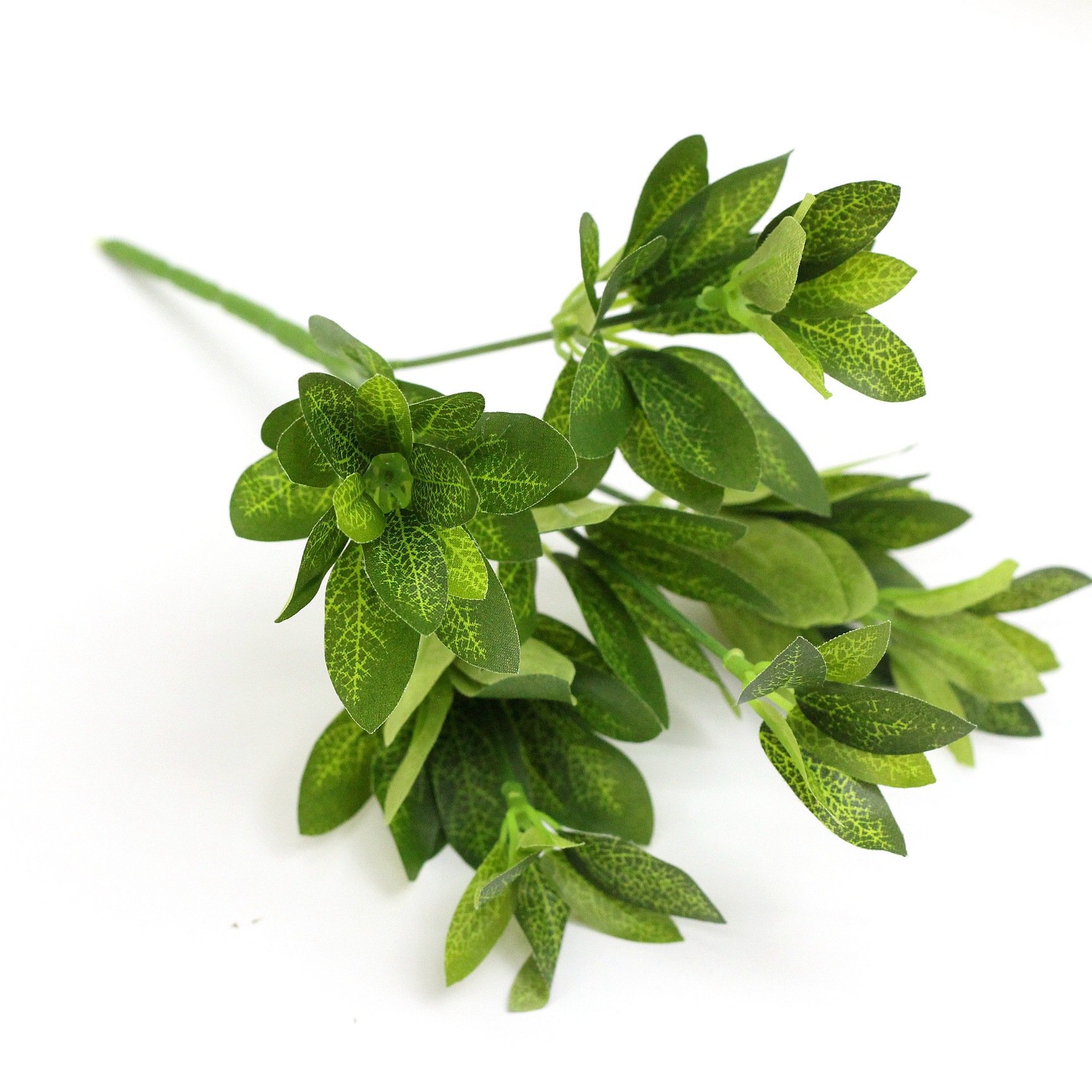 仿真杜鵑葉 綠植物葉攝影道具人造花卉家居裝飾假花植物盆栽花束