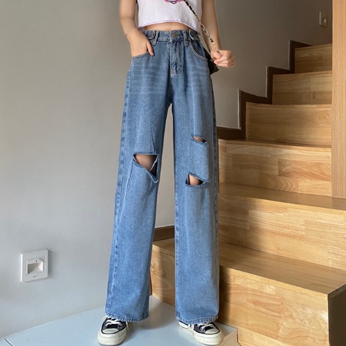 Pantalon léger femme en cow-boy - Ref 3430262 Image 5