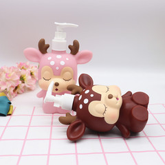 Heart Flower Deer Children's Cartoon Press Bottle Lotion Dispenser Packing Bottle Kindergarten Hand Sanitizer Bottle Shower Gel Shampoo