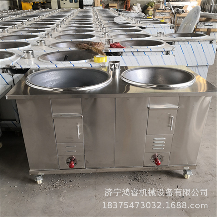 Manufactor Direct selling Single pot Firewood commercial Large The stove Firewood Stainless steel Cauldron