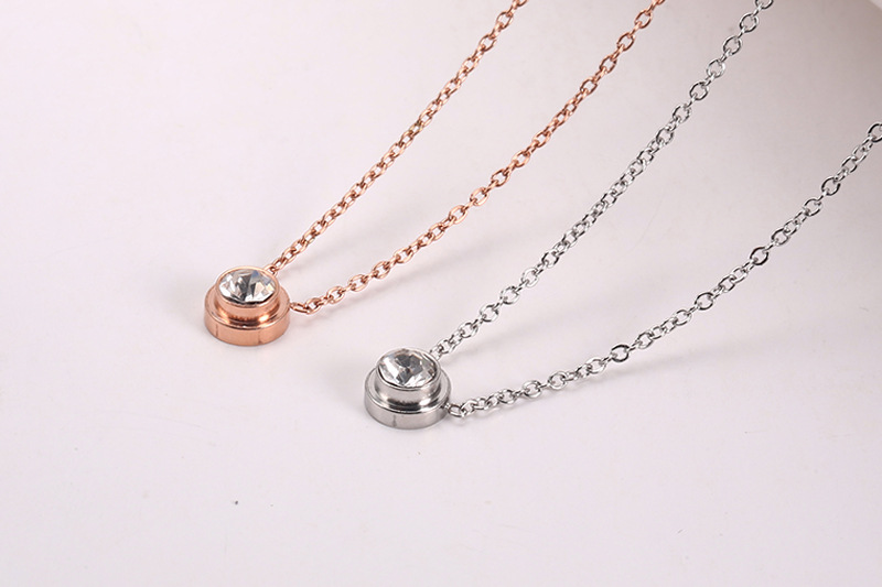 Estilo de diseñador, moderno y versátil, collar de diamante simple, colgante de borla, temperamento exquisito y exhibición de clavícula._voghion.com