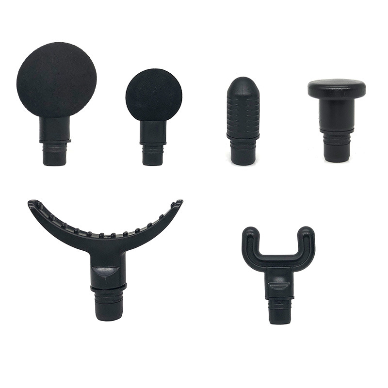 Fábrica pistola fascial pistola de masaje de relajación muscular profunda modificación de la cabeza de arco pistola fascial pistola de masaje cabeza de agarre
