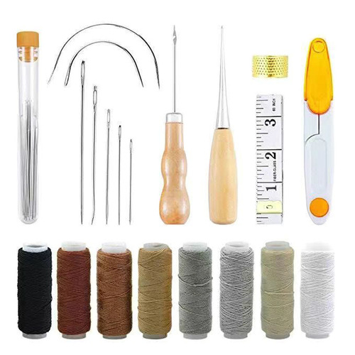 Sewing Tools Craft DIY Tool Set Leather Craft Tools Making Handicraft Leather Goods Portable Home 15 Models