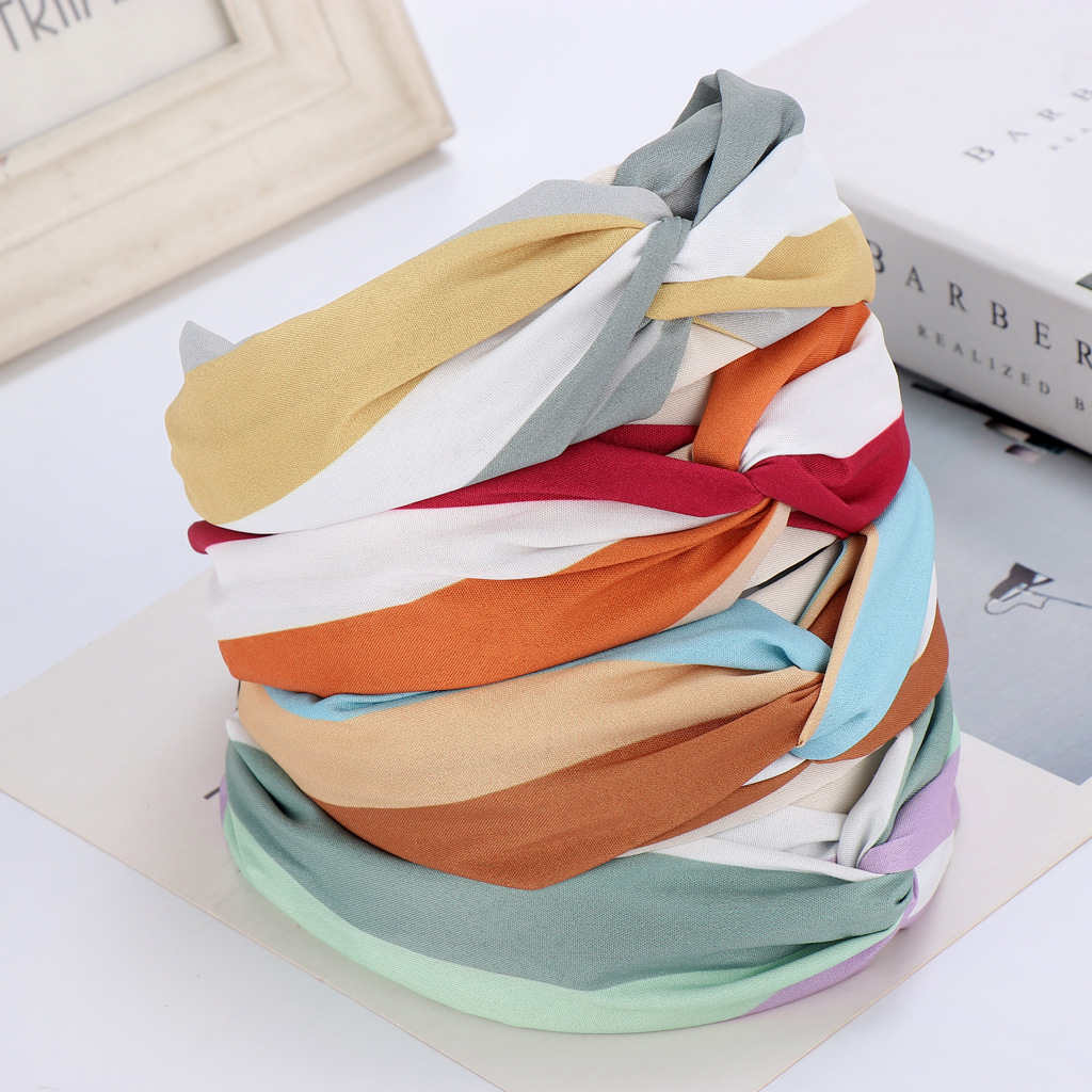 Color Stitching Headband display picture 1