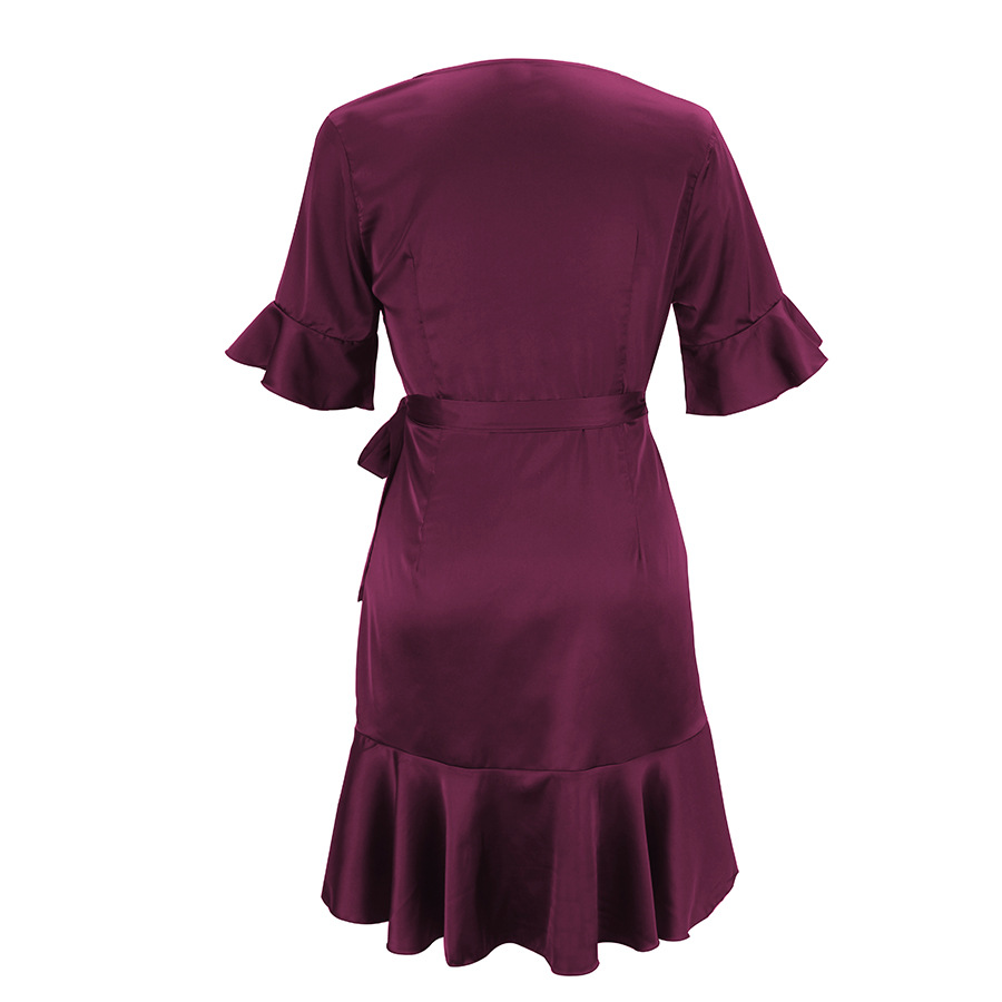 nuevo vestido ajustado anudado para mujer NSAL8068