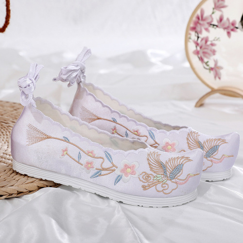 Phoenix Hanfu Costume Shoes embroidered princess cosplay shoes for women ancient shoes Han elements and ancient Bow Shoes