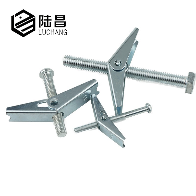 铁兰花夹 石膏板膨胀螺丝 中空墙  吊顶螺丝