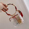 Acrylic shoulder bag, fashionable bucket, ring, box, internet celebrity, 2022, Korean style, wholesale