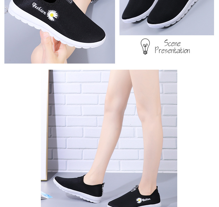 Ladies Athletic Shoes Tennis Shoes Sneakers Fabric Lightweight Footgear_voghion.com