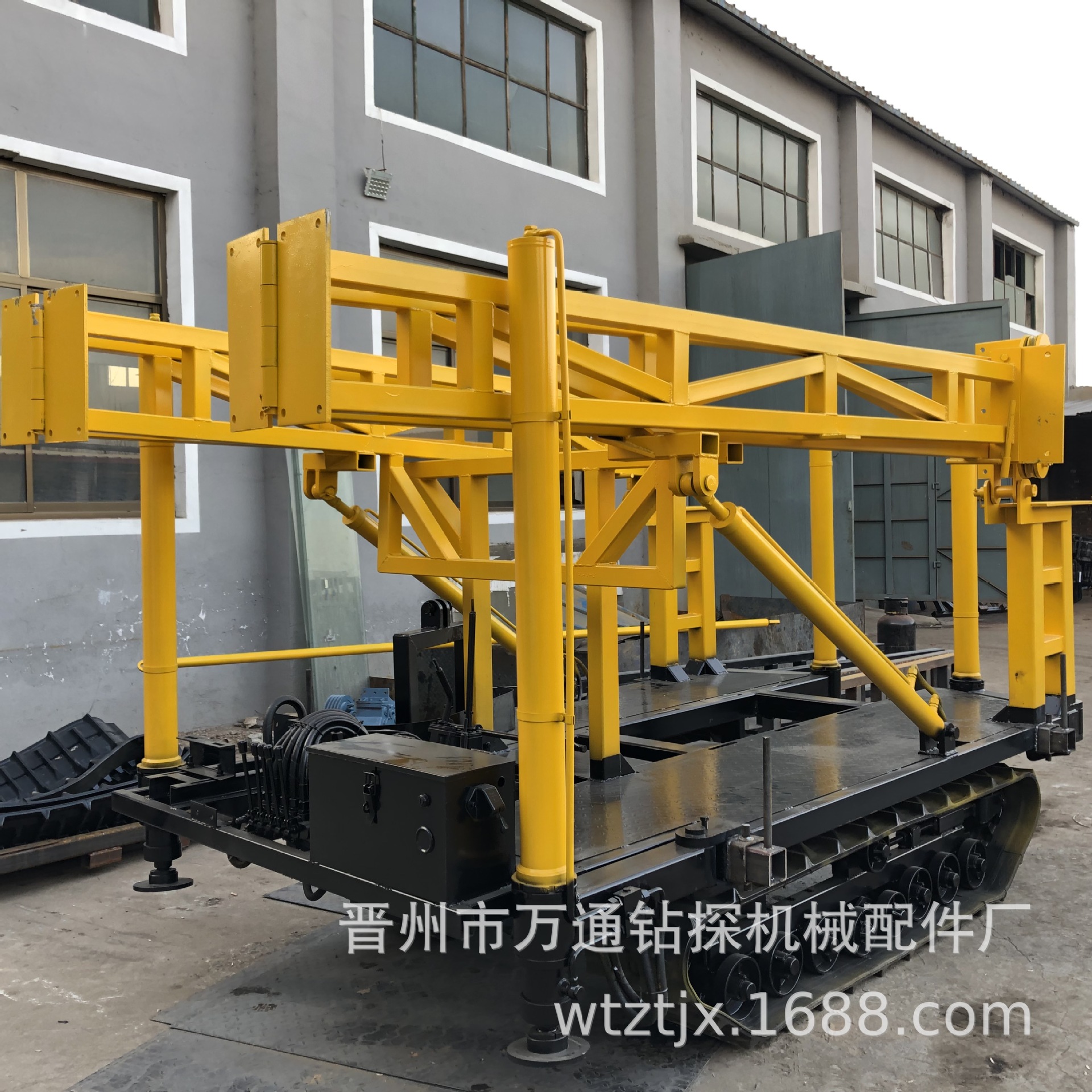 8轮1.5米油缸液压塔地质勘察钻探机械履带式水井取心勘探钻机