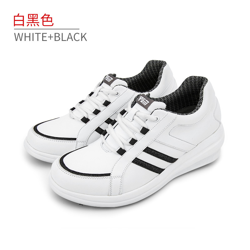 XZ147 숙녀 증가 방수 신발 화이트와 블랙