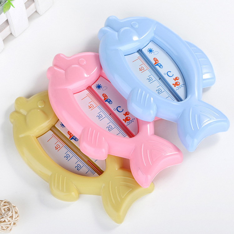 baby Small fish Water meter baby Bath water Thermometer Infants Anti scald thermometer Waterproof temperature card
