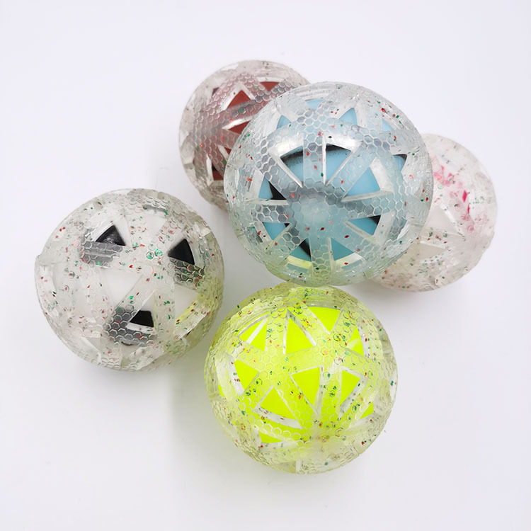 Suministro directo de fábrica juguete para perros TPR juguete para mascotas vinilo sonido Bola de juguete interactivo molar resistente a la mordedura juguete para perros