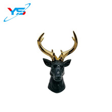 厂家批发陶瓷驯鹿摆件镀金简约创意工艺品家居饰品橱窗摆件饰品