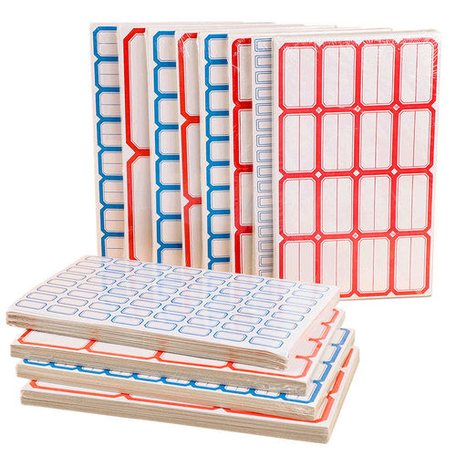 Self-adhesive label paper for categorizing documents, files, and indexes, writable label paper, and name sticker