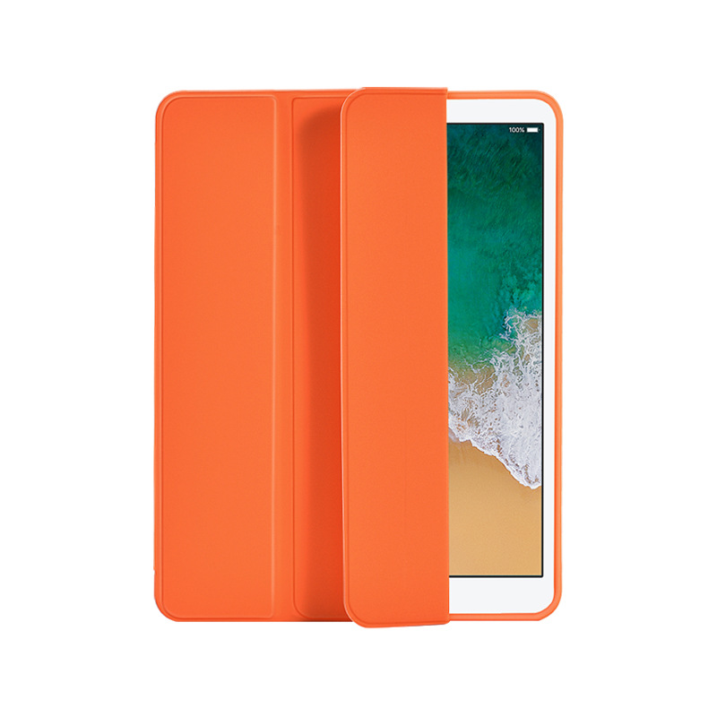 Funda protectora ipad10.2 aplicable con ranura para bolígrafo ipad9.7 tri-fold Funda de cuero iPadpro11 funda protectora