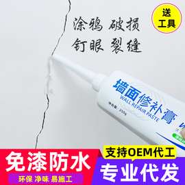 补墙膏墙面修补膏白色裂缝家用内墙腻子膏防水霉修复乳胶漆腻子粉