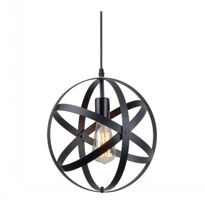 跨境亚马逊吊灯复古工业可折叠地球仪书房吊灯客厅灯具一件代发|ms