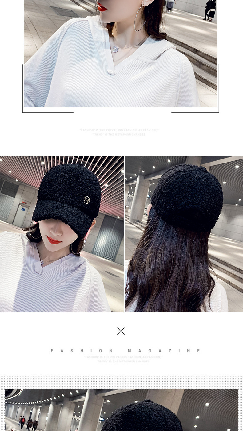 Fashion Hat Women Korean Retro Baseball