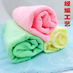 Factory Direct Supply Embroidered Cartoon Pressed Flower Towel Large Size Coral Velvet Towel 1 Yuan Model Street Stall Colorful Towel