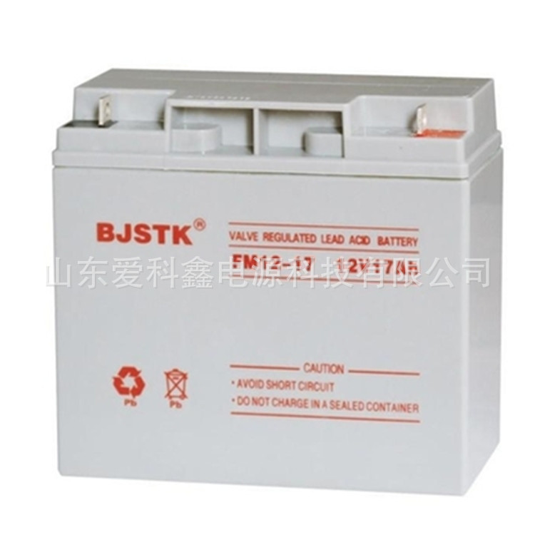 京科BJSTK蓄电池FM12-17免维护12V17AH直流屏UPS机房应急电源用