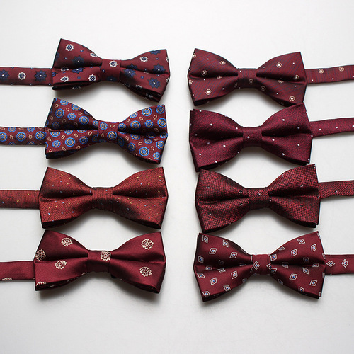 Factory direct supply of men's bow tie, groom, best man, emcee, formal suit, Korean style trendy bow tie