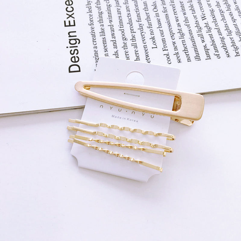 Fashion Geometric Alloy Plating Artificial Pearls Hair Clip 1 Set display picture 16