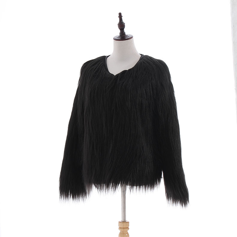 Women's imitation fur coat imitation fur coat_voghion.com