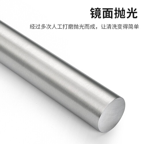 304 stainless steel solid rolling pin household noodle stick kitchen noodle stick dumpling skin artifact baking tool