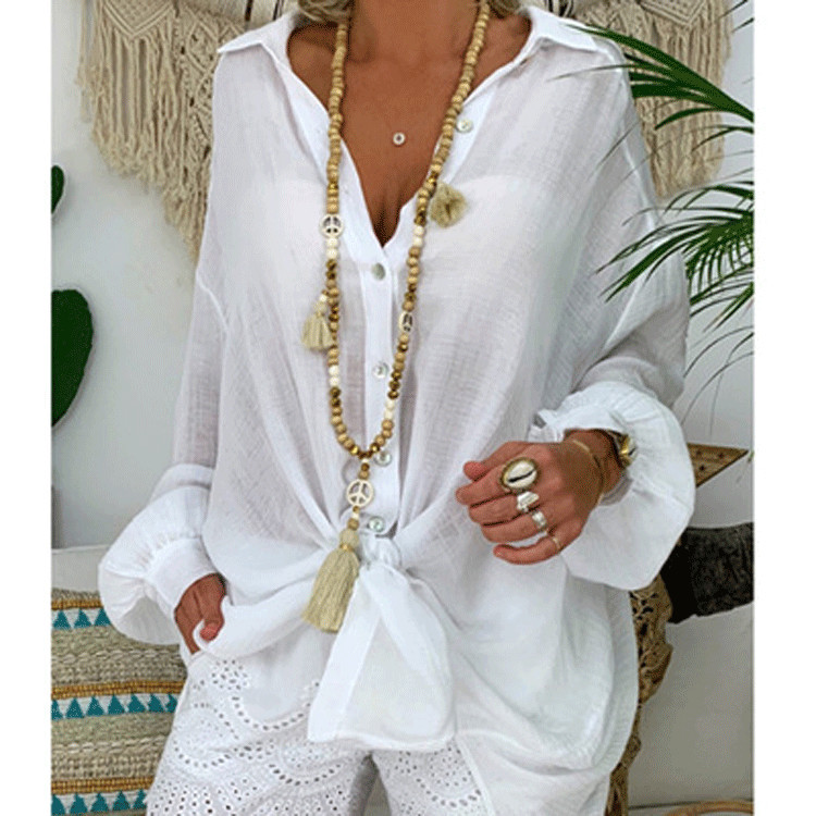 Wish Bamboo Fabric Solid Color Casual Long Sleeves Shirt 8 Wish Bamboo Fabric Solid Color Casual Long Sleeves Shirt
