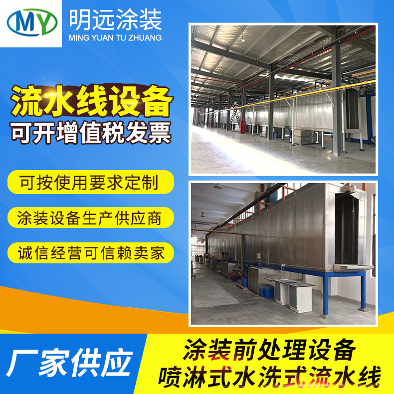 Manufactor customized Painting Handle equipment Spray Spraying equipment Can be set washing Flowing water