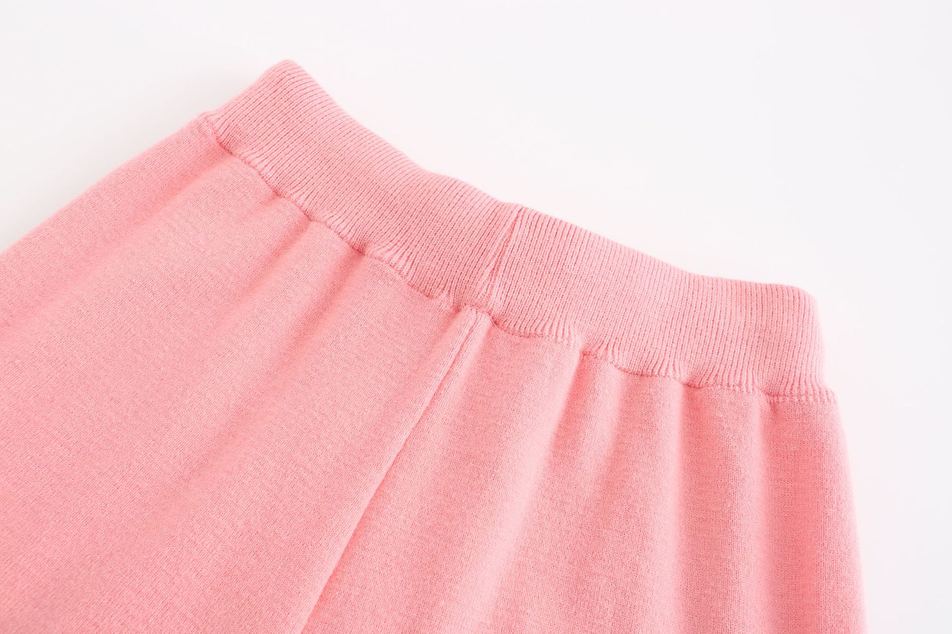 Women's Sweater Set Summer Macaron Colour Matching Co-ord Suit_voghion.com
