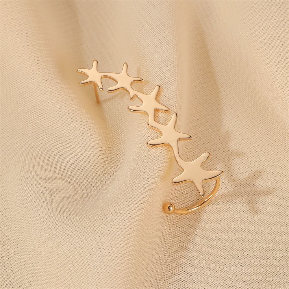 Earrings Cool Simple Star Love Ear Hanging Single Ear Jewelry