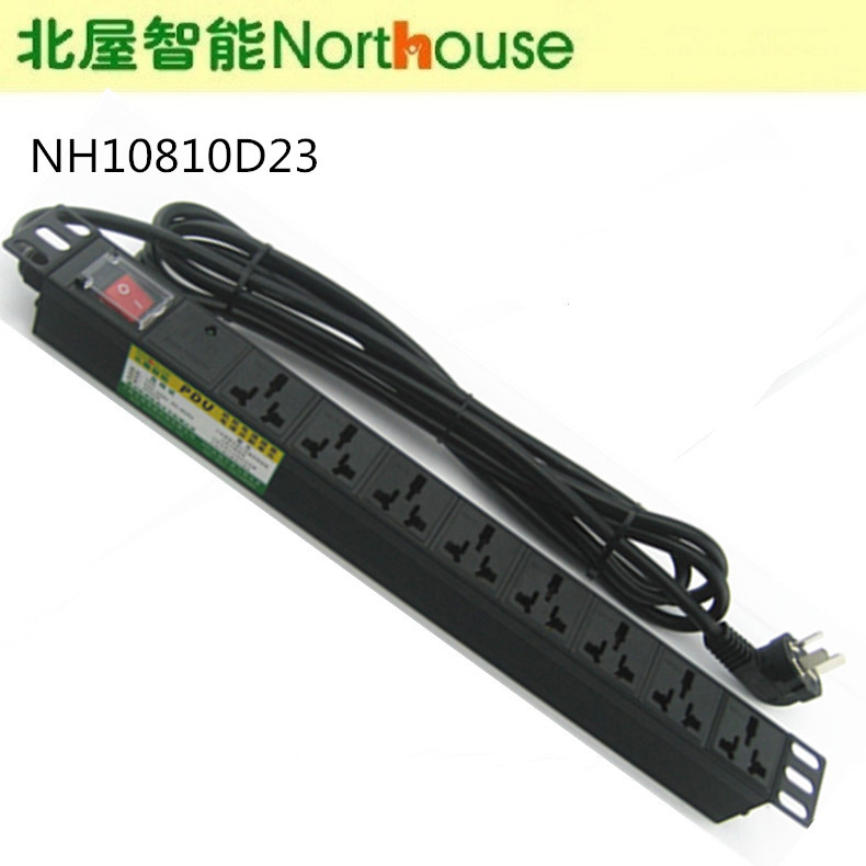 NH10810D22 Shanghai Beiwu PDU8 currency international lightning protection switch 19 inch Cabinet Box