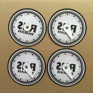 热销款圆形PVC贴停车牌 贴纸停车计时器 PVC停车计时牌