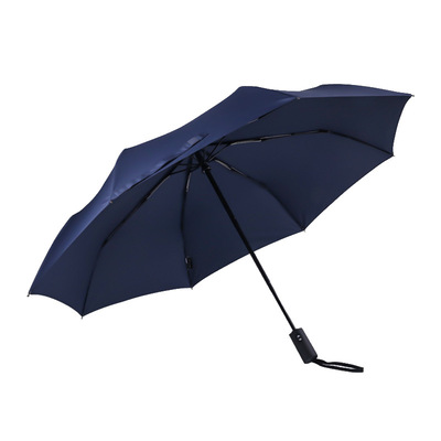 自动开收折叠伞 加强防风8骨商务礼品遮阳伞广告logo雨伞定制
