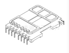 EE50 4+8PIN EE5501/EE5501-1 变压器骨架 电木骨架 厂家直供